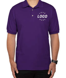 Gildan DryBlend 50/50 Jersey Polo - Color: Purple