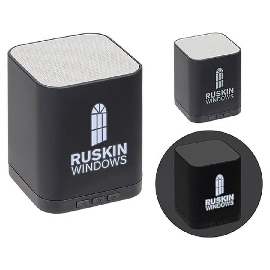 Laser Engraved Boost Light-Up Wireless Speaker in Black