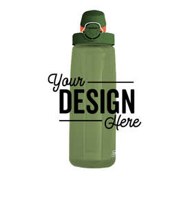 24 oz. Nalgene Tritan On-The-Fly Water Bottle - Color: Juniper / Juniper Orange