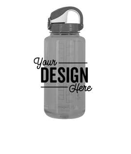 32 oz. Nalgene Tritan On-The-Fly Water Bottle - Color: Smoke Grey / Grey