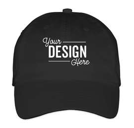 Valucap Bio-Washed Hat - Color: Black