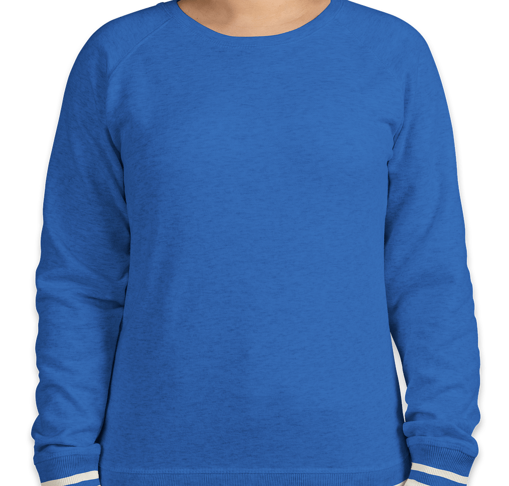 J. America Women's Varsity Crewneck Sweatshirt-default