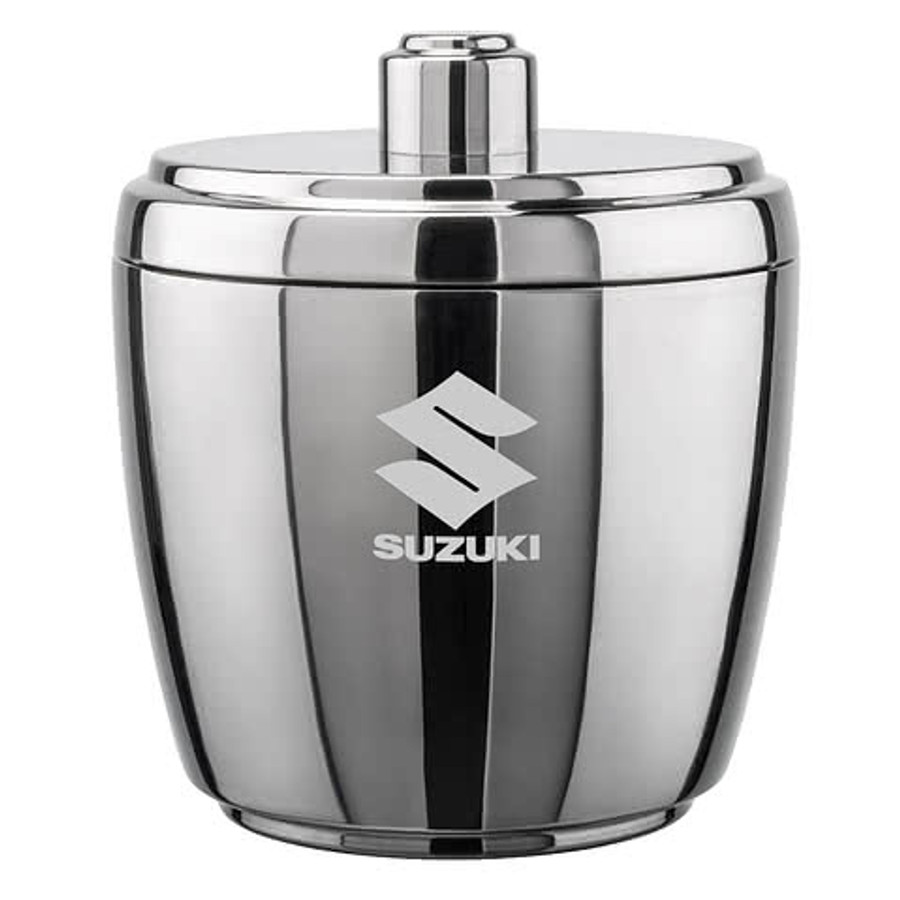 Laser Engraved Pescara Insulated Ice Bucket in Clear
