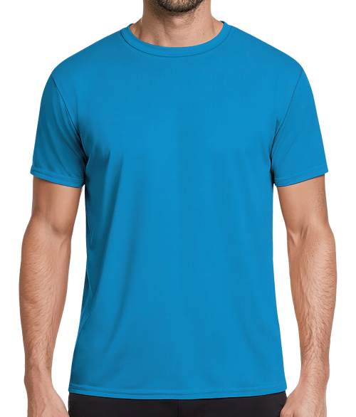 Blue Generation Value BLU-X-DRI Performance Shirt in Turquoise