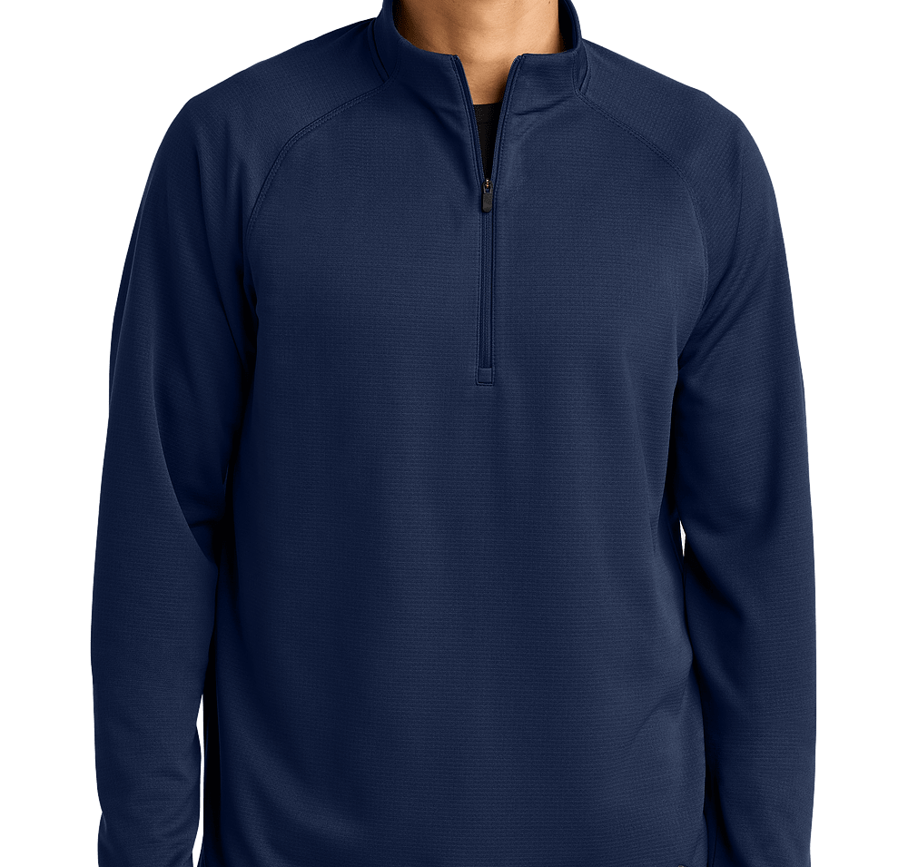 New Era Stand Out Recycled Quarter Zip Sweatshirt - Embroidered-default