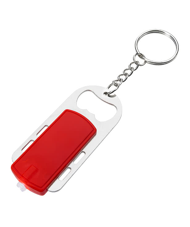 LED Light Bottle Opener Keychain