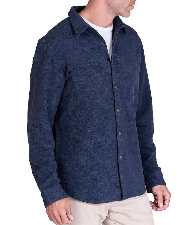 Fossa Apparel Hermitage Pocket Long Sleeve Overshirt