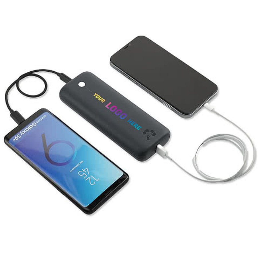 Full Color Nimble Champ Pro 20,000 mAh Portable Power Bank in Black