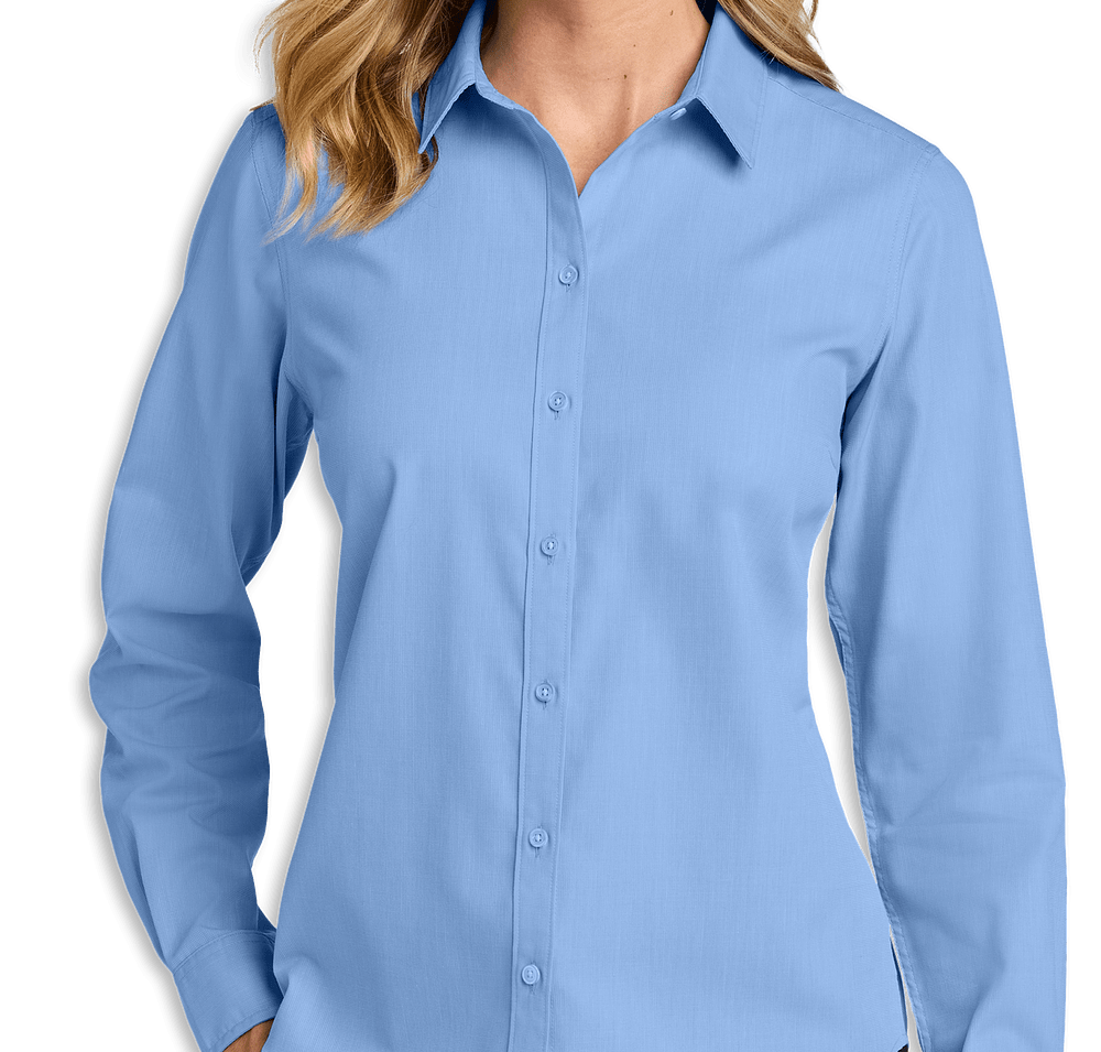 Port Authority Women's Easy Care Long Sleeve Nailhead Dress Shirt-default