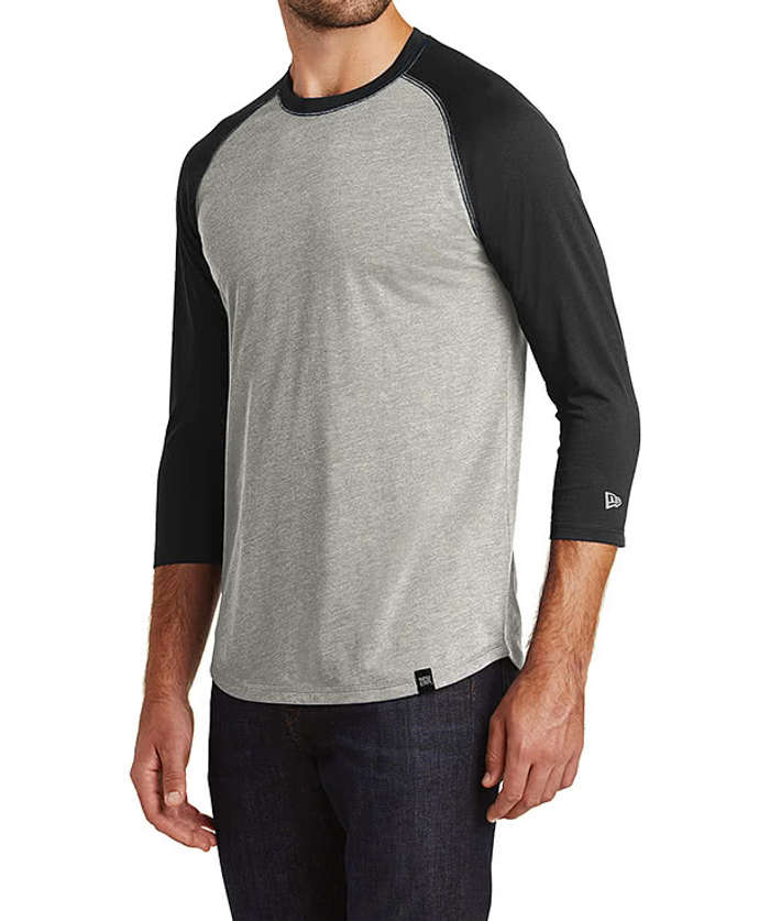 Custom New Era Heritage Blend Raglan T-shirt - Design Long Sleeve T-shirts  Online at