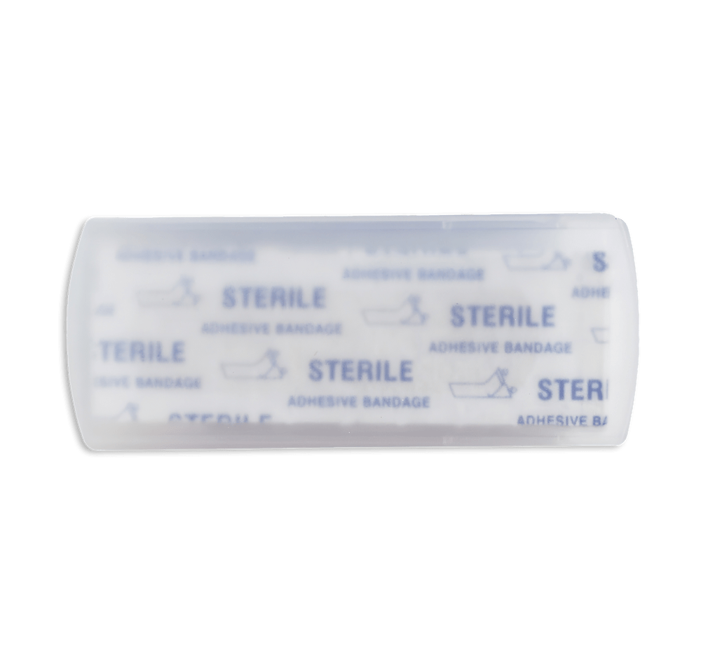 Latex-Free Adhesive Bandages in Plastic Case-default