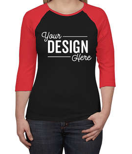 Bella + Canvas Women's Slim Fit Raglan T-shirt