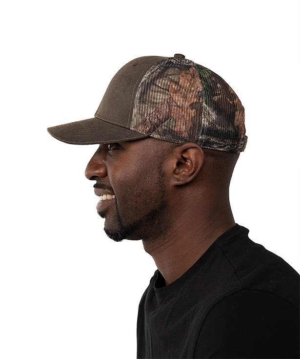 Port Authority Pigment Dyed Camo Trucker Hat