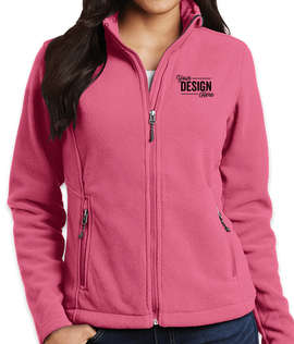 Port Authority Women's Value Fleece Jacket - Color: Pink Blossom