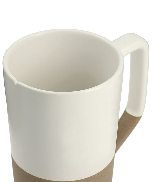 16 oz. Tahoe Tea & Coffee Ceramic Mug with Wood Lid