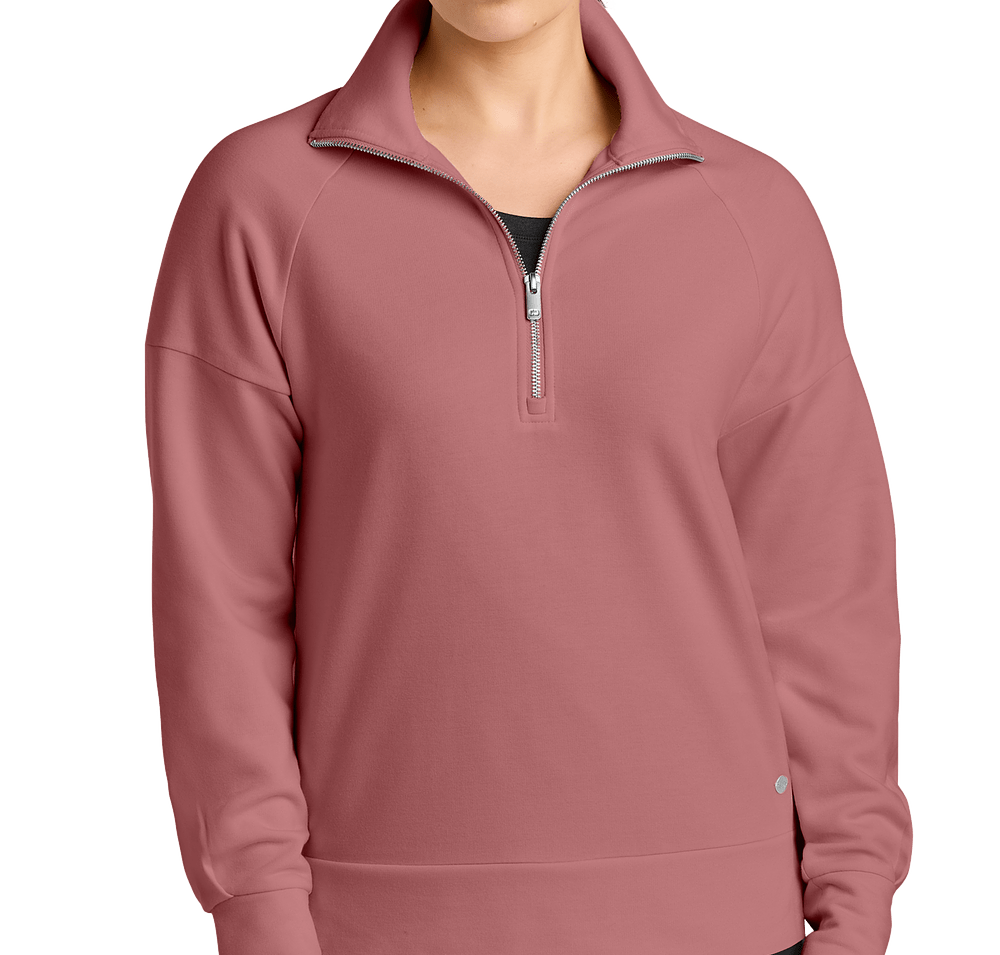 OGIO Women's Luuma Half Zip Sweatshirt - Printed-default
