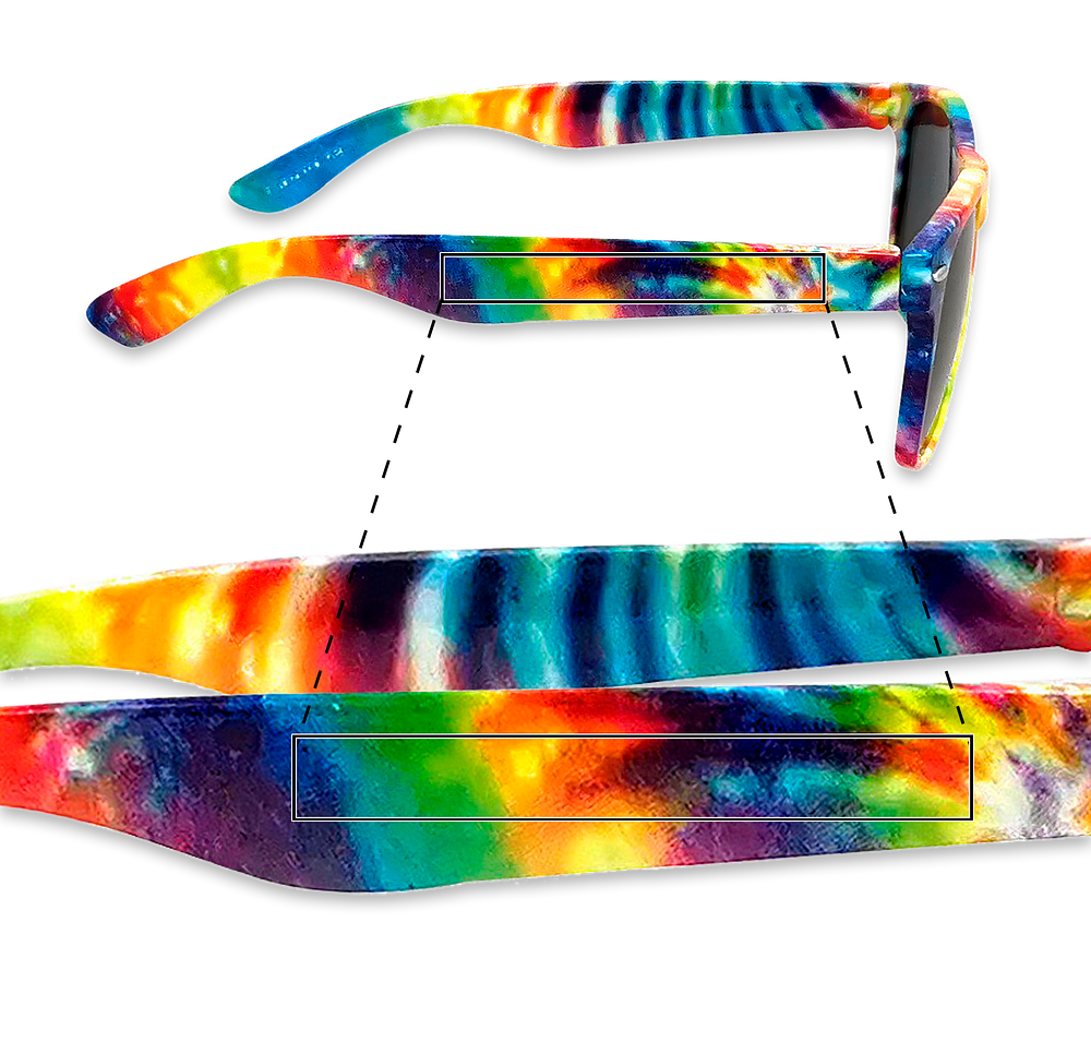 Tie-Dye Malibu Sunglasses-default