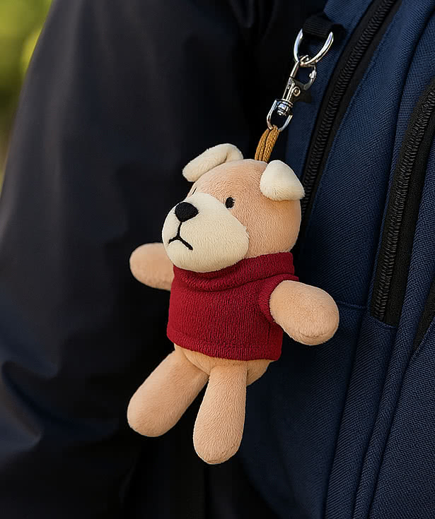 Full Color Wild Bunch 4" Bulldog Plush Animal Keychain