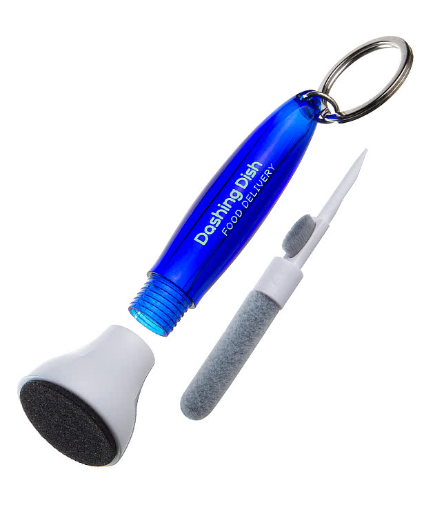 Swab Microfiber Earbud & Screen Cleaner Keychain