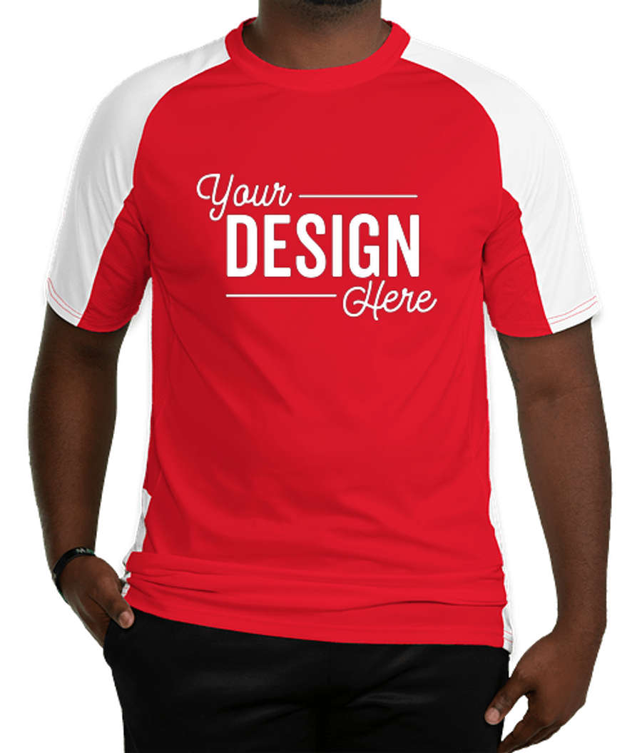 Augusta Cutter Jersey in Red / White