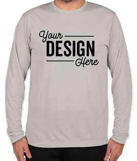Sport-Tek Soft Jersey Long Sleeve Performance Shirt - Color: Silver