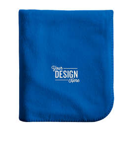 Alpine Fleece Throw Blanket - Color: Royal