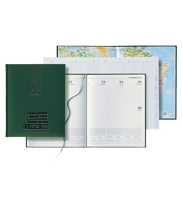 Castelli Debossed Tucson Grande Desk Weekly Planner