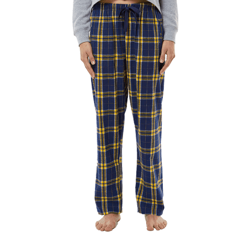 Boxercraft Harley Flannel Plaid Pant in Navy / Gold