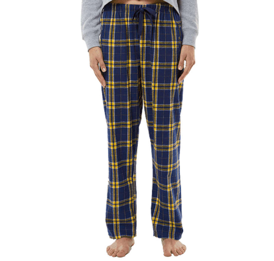 Boxercraft Harley Flannel Plaid Pant in Navy / Gold