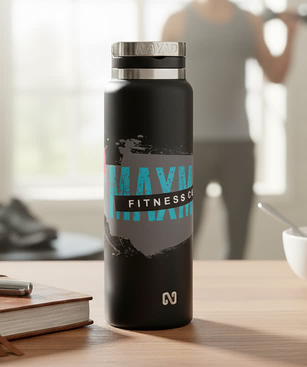 NAYAD Full Color 40 oz. Roamer Stainless Steel Insulated Water Bottle