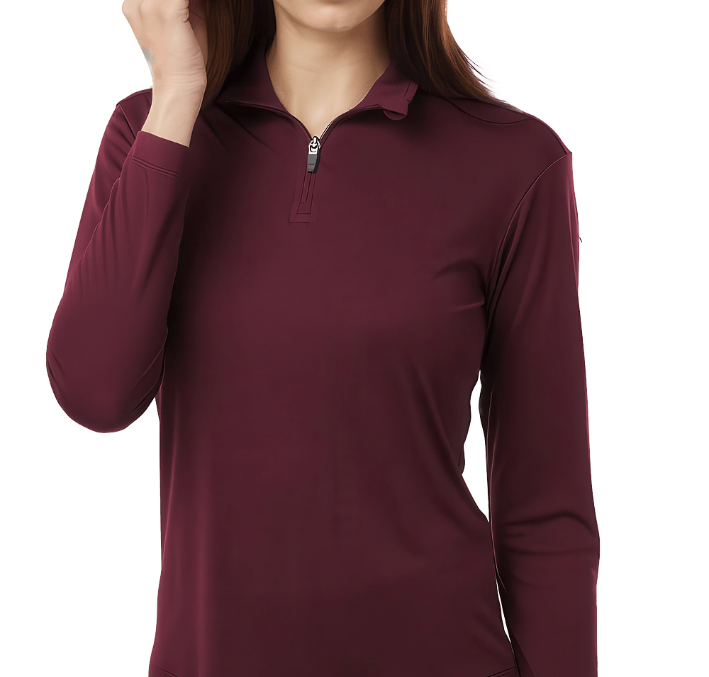AllPro Women's Pro-Lock UPF 50 Quarter Zip Performance Shirt - Embroidered-default