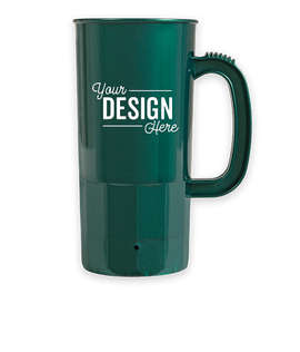 22 oz. Plastic Beverage Mug - Color: Forest Green