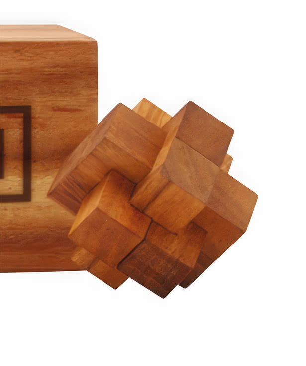 Laser Engraved Sidewinder Wood Puzzle Set