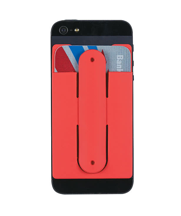 Silicone Phone Wallet with Dual-Orientation Stand