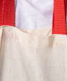Lightweight Contrast Handles Cotton Canvas Tote Bag