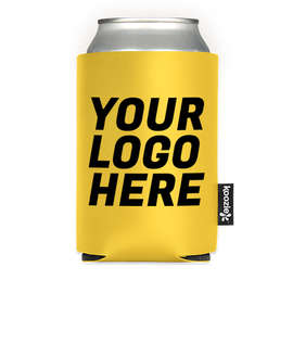 KOOZIE® Deluxe Collapsible Can Kooler - Color: Yellow