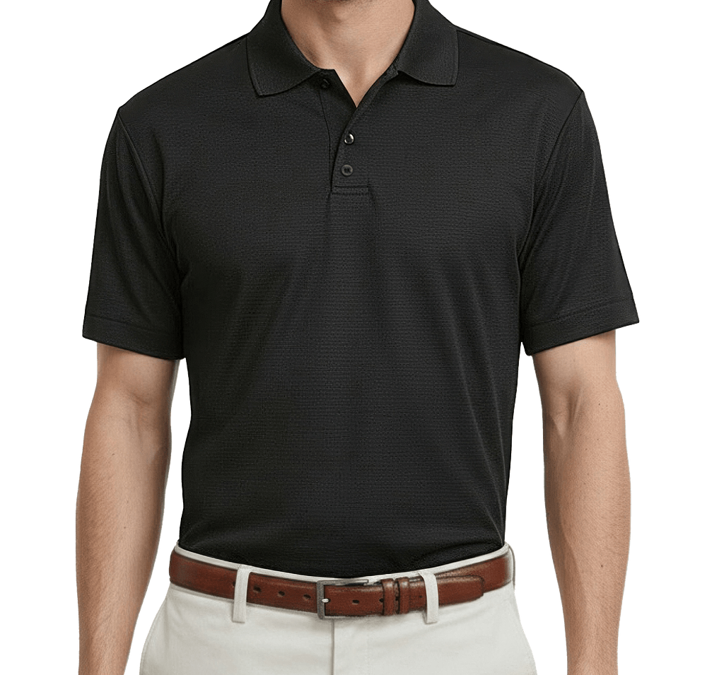 lue Generation BLU-X-DRI Tonal Stripe Performance Polo - Printed-default