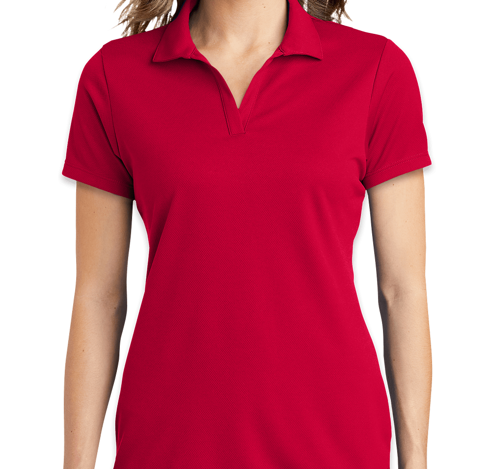 Sport-Tek Women's RacerMesh Performance Polo - Printed-default