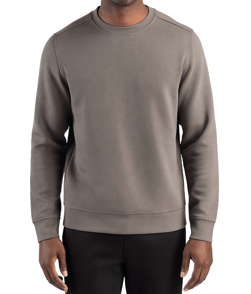Clique by Cutter & Buck Haven Recycled Crewneck Sweatshirt in Pure Slate