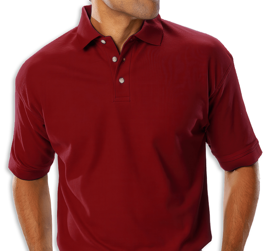 Blue Generation Scotchgard Treated Pique Polo - Printed-default