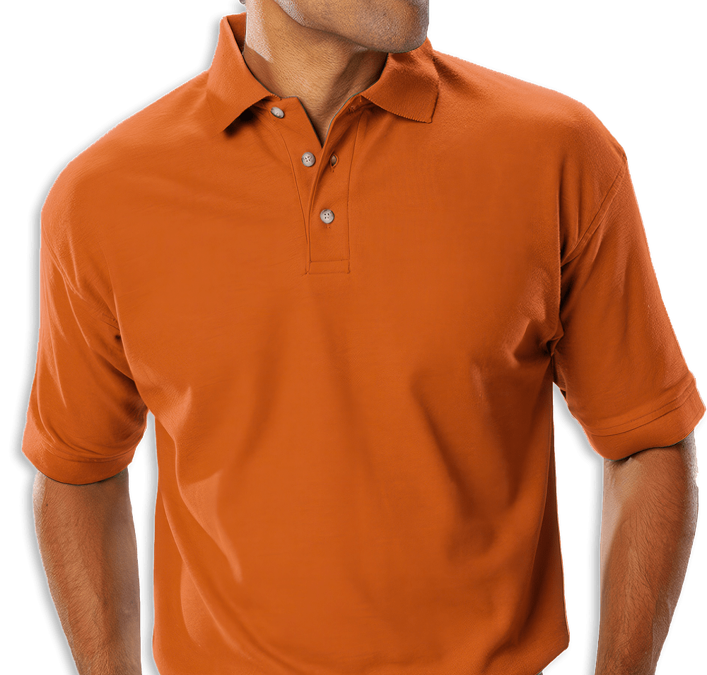 Blue Generation Scotchgard Treated Pique Polo - Printed-default