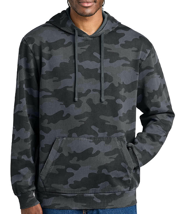 District Wash Camo Recycled Fleece Pullover Hoodie