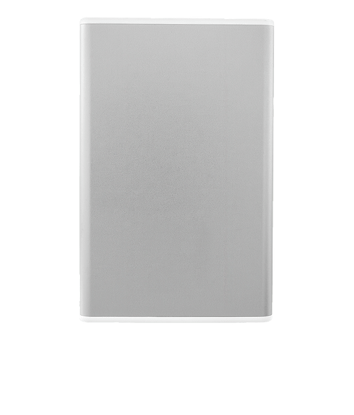 Laser Engraved 5,000 mAh Recycled & Aluminum Power Bank in SILVER