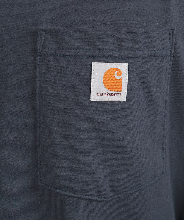 Carhartt Workwear Crewneck Long Sleeve Pocket T-shirt - Embroidered