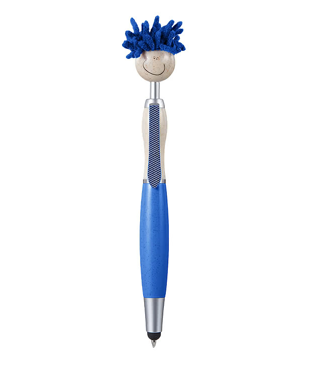 MopToppers Wheat Straw Ballpoint Stylus Pen (black ink)