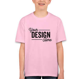 Canada - Fruit of the Loom Youth 100% Cotton T-shirt - Color: Classic Pink