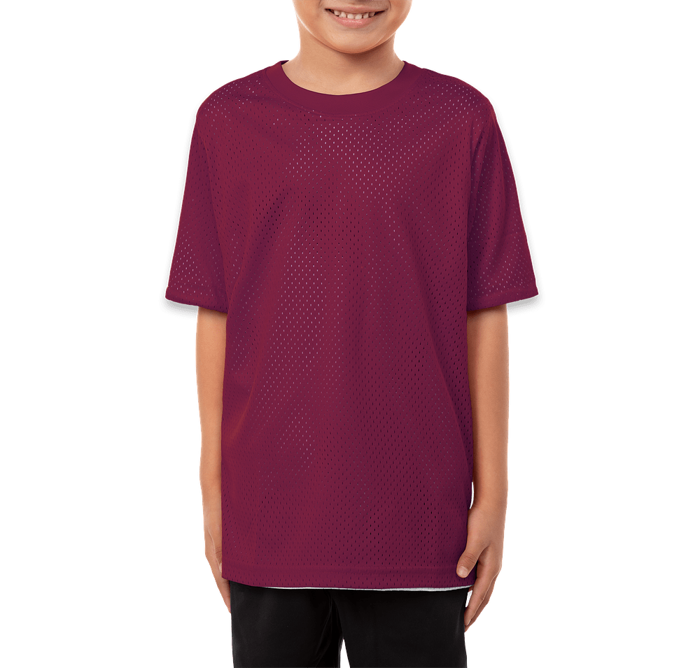 Augusta Youth Short Sleeve Mesh Reversible Jersey-default