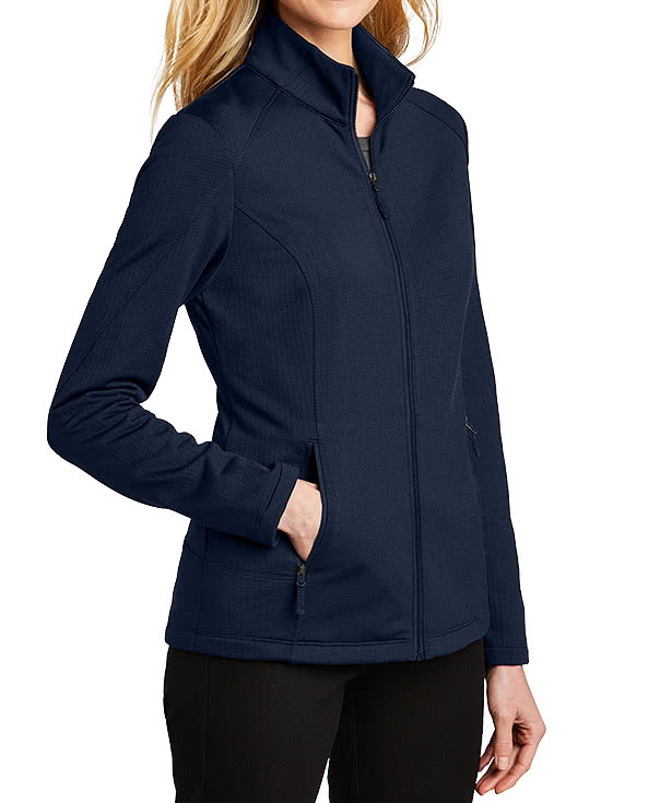Port Authority Women's Full Zip Grid Tech Fleece Jacket