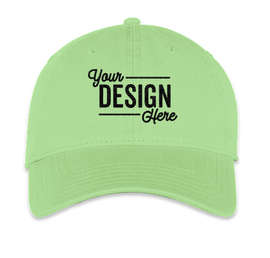 Otto Cap Garment Washed Baseball Hat - Color: Neon Green