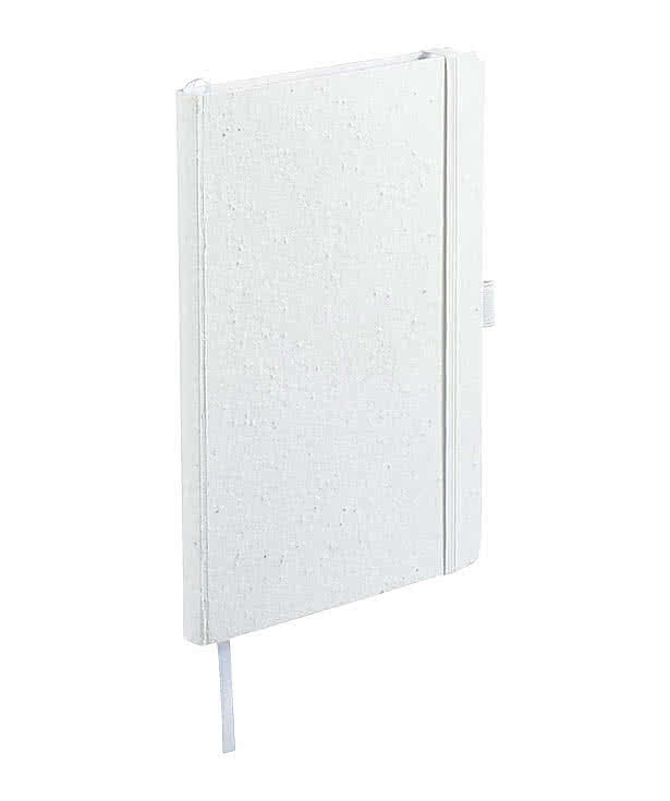 JournalBooks ® Debossed FSC Recycled Seed Paper Hard Cover Notebook